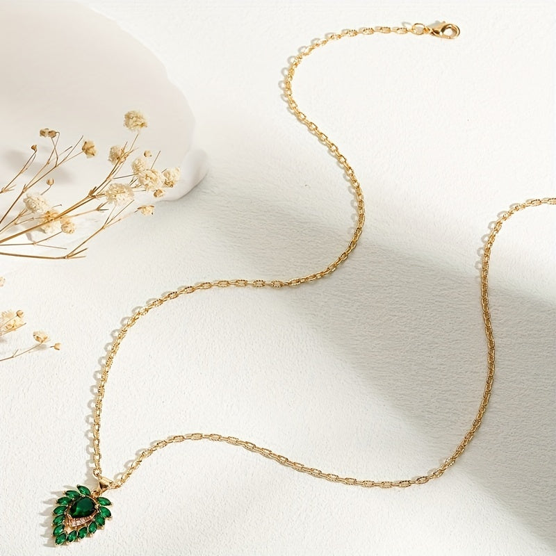 Ogrlica Matilde Srce od Smaragda