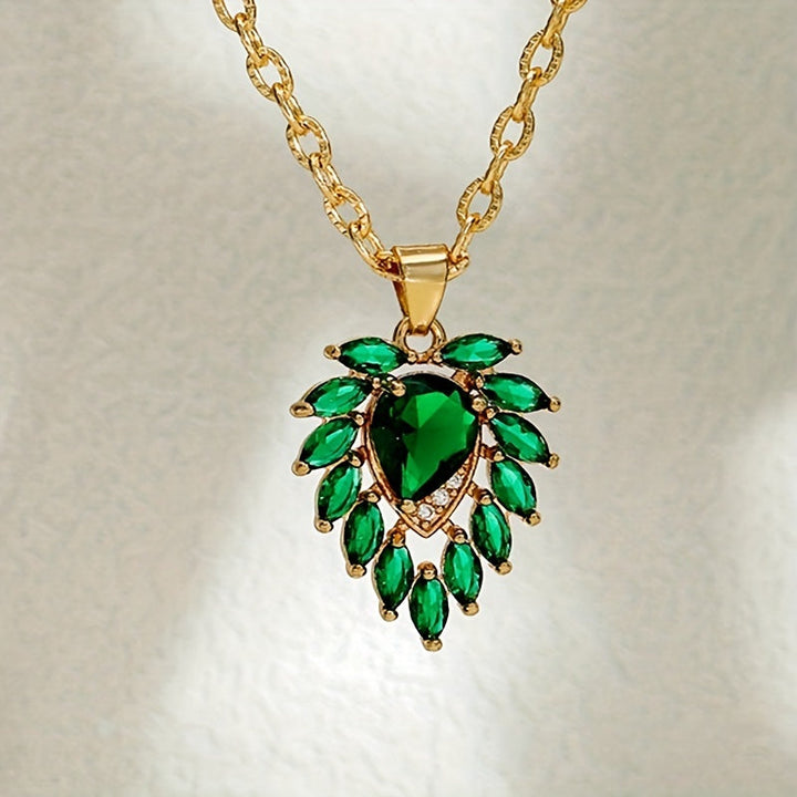 Ogrlica Matilde Srce od Smaragda